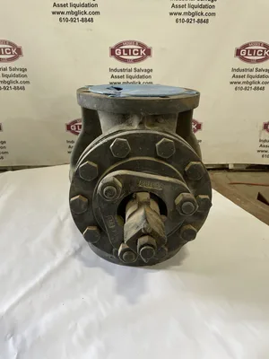 Rockwell Nordstrom 6″ Cast Iron Plug Valve 200CWP