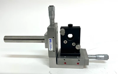 Physik Instrumente XY Linear Stages X 2  & Polytec OFV 036 Mirror mount (9839)M
