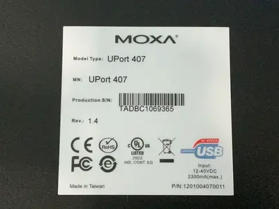 Used MOXA UPORT 407 Computer Accessories Ohio US | HGR 24 #1301647
