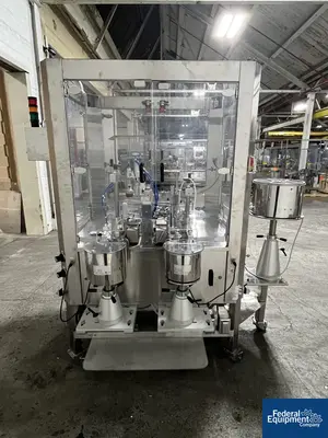 USED Capmatic Capmatic Monoblock Filler, Plugger, Capper, Model Bambino