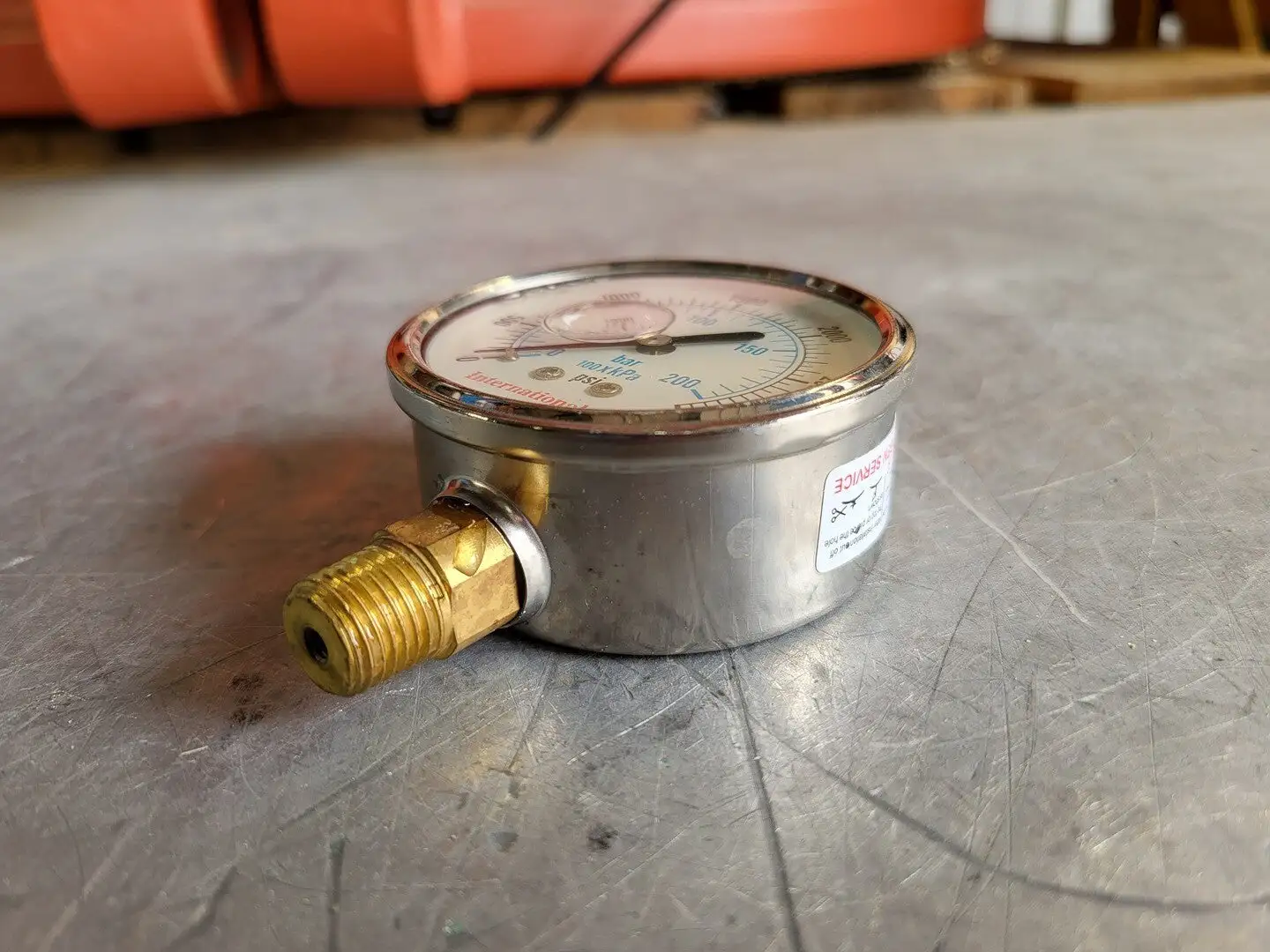 2.5", 0-3000 PSI Pressure Gauge