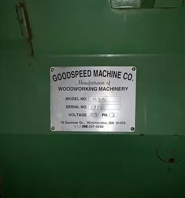 USED COYER GOODSPEED CP168A