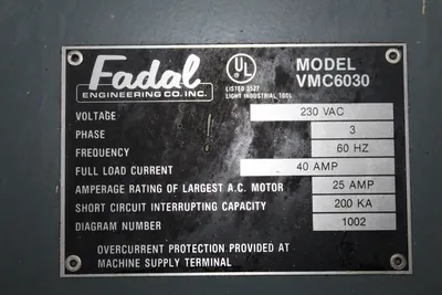 1994 FADAL VMC-6030 Vertical Milling Center | Levy Recovery Group (33)