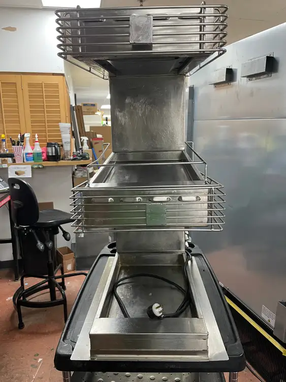 Used Franke Used Franke HDH2 Stainless 2 Tier Food Holding Warmer Fryer Dump Station 120V Hot Food Warming, Holding, & Transport Cabinets Illinois US | Falcon Restaurant Supply #1375635