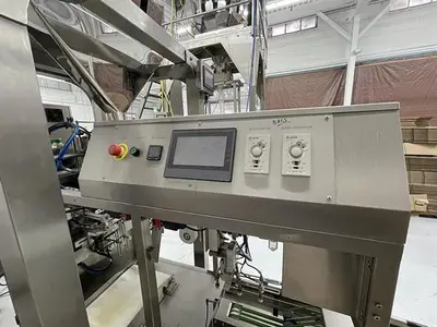 BairesPack Pre-made Doy Pouch Machine with 4-lane Linear Scale