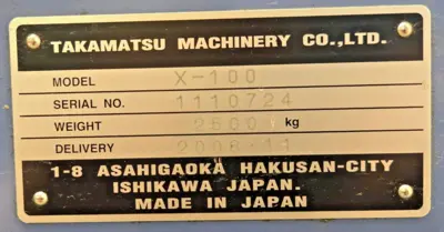 Takamatsu _UNKNOWN_ Metalworking Lathes | Amiron Machinery (9)