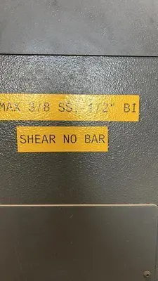 10' x 1/2" STANDARD-INDUSTRIAL MODEL AS500-10  CNC HYDRAULIC POWER SQUARING SHEAR