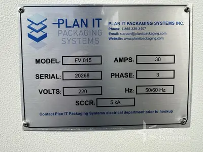 Used PLAN IT FV015 Vertical Form Fill Sealing Machines (VFFS) California US | Star Industries #1254409