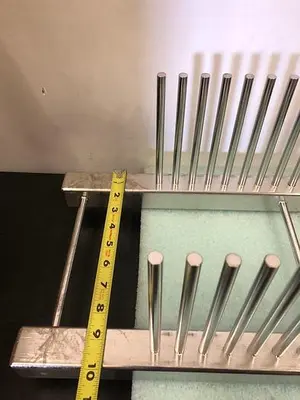 STAINLESS STEEL SUBSTRATE RACK HOLDS CLASS 10