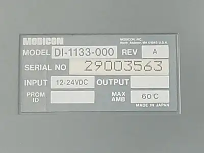 USED MODICON DI-1133-000