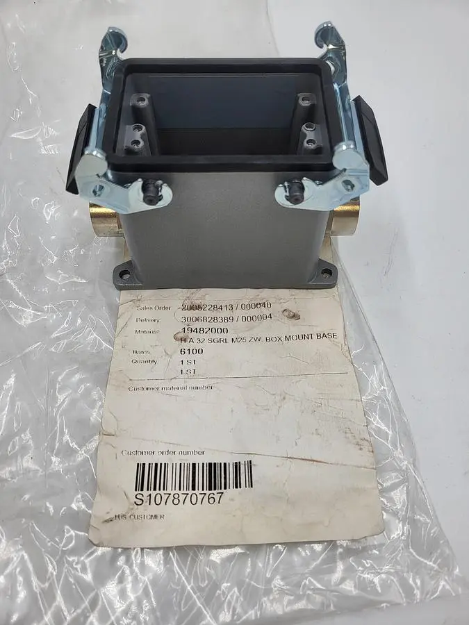 New | in-Stock LAPP LAPP GROUP 19474000 H-A 32 SGR M25 ZW. BOX MOUNT BASE Connector Accessories | ND Industrial Surplus #1215750