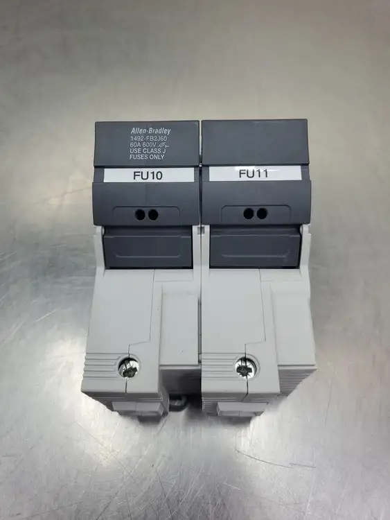 Used Allen-Bradley 1492-FB2J60 Fuse Holder, 2P, 60A, 600V Fuse Accessories | Palmetto Automation #1155810