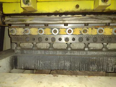 48” WIDE x 30 HP MECHANICAL IN-LINE COIL PRESS & SHEAR WITH PLC VARIABLE SPEED DRIVE: STOCK #22968