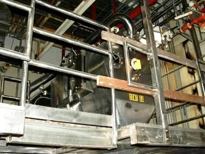 Heinkel HF 800 Inverting Filter centrifuge, Hastelloy C22.