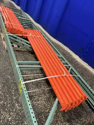 44” X 241”  Pallet Racking - Teardrop