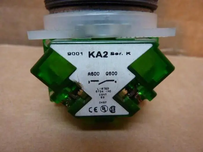 Used ALLEN BRADLEY PB133 GREEN Relays & Switches Michigan US | Ideal Machinery #602292