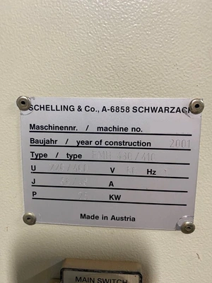 USED 2001 SCHELLING FMH 430/410