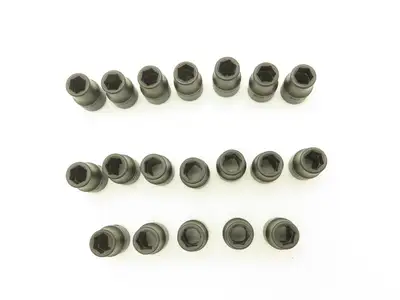 Williams 2M-609 IMP 3/8" Drive 9MM 6 Point Impact Socket Shallow Lot of 19