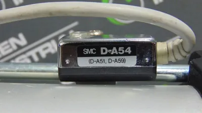 SMC CDBA1FN50-100-HN-A54L Cylinder 1.0MPa with 2 D-A54 Magnetic Reed Switch Used