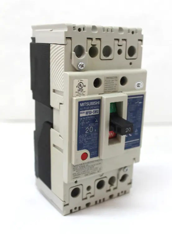 Used MITSUBISHI NF50-SWU 20A Circuit Breakers Kentucky US | Industrial Parts R Us Inc. #355548