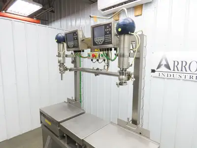 Chemtech Sanitary Dual Liquid Filling Weigh Station Scales 1" Tri-Clamp 115V