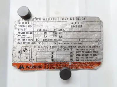 Toyota 14110-12181-71 Forklift Right Front Drive Axle & Motor 5-Lug Off 5FBE15