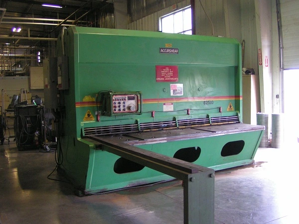 Used 1992 ACCURSHEAR 862510 Power Squaring Shears (Inch) Vermont US | Two Spade Machinery LLC #507293