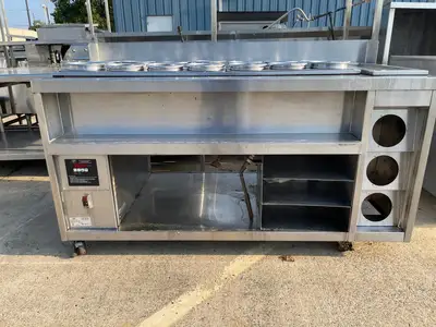 Used Duke Used Duke Stainless Steel Heated Soup Buffet Table Bar - SS231 Steam Tables (Food) Illinois US | Falcon Restaurant Supply #1375959