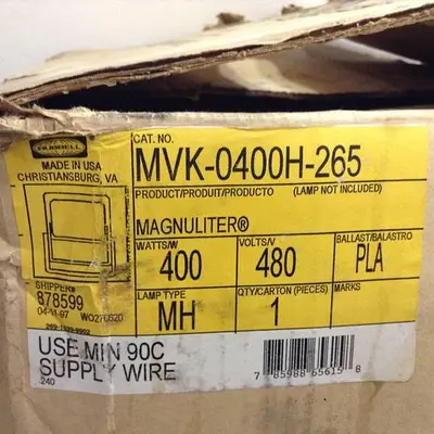 New | in-Stock HUBBELL MVK-0400H-265 Misc Electrical & Power Parts Michigan US | Ideal Machinery #1288779