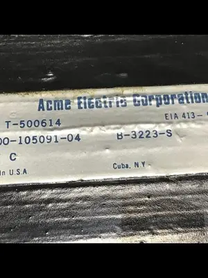USED ACME ELECTRIC 500B24H