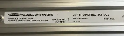 USED Banner Engineering WLB92ZCG1100PBQMB
