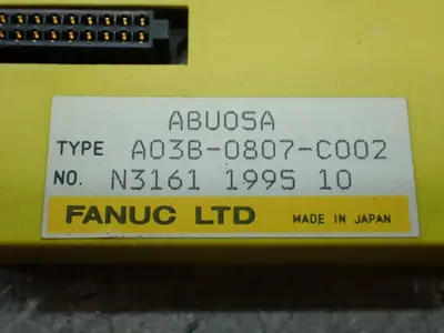 Used FANUC A03B0807C002 PLC Chassis Ohio US | HGR 24 #885657