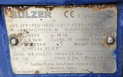 USED SULZER ABS XFP-PE2_100E-CB1.1-PE90-4E-EX