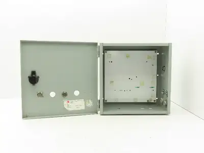 Hoffman A12N126 Electrical Enclosure Panel Box 12x12x6" NEMA Type 1