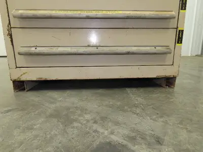 14 Drawer Industrial Tooling Storage Cabinet 30x29x61" Lyon Lista Vidmar Box