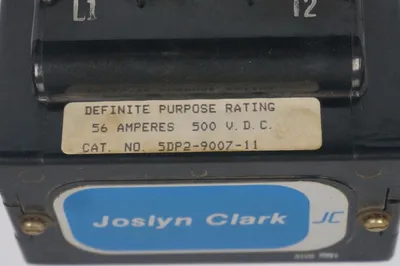 NEW JOSLYN CLARK 5DP2-9007-11 CONTACTOR 120V
