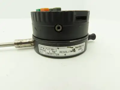 Starrett F2730-1 Wisdom Digital Indicator 0-1" 25mm .0001" -Cracked glass, Works