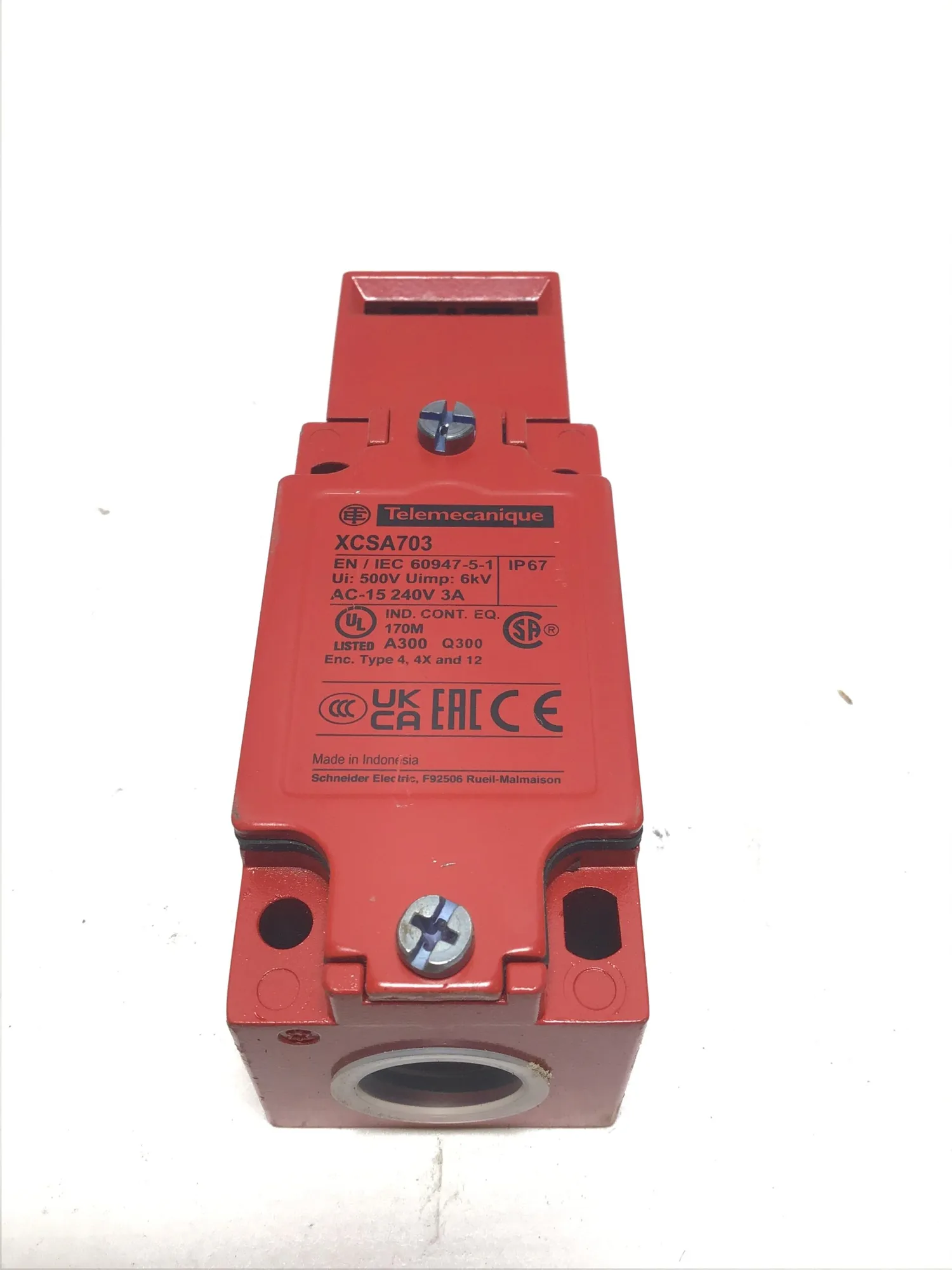 Telemecanique XCSA703 Safety Interlock Switch 3A 6kV