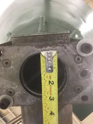 USED METAL FABRICATOR HOPPER