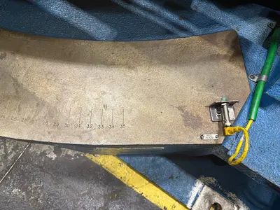 72" WIDE OSCILLATING TO 35 DEGREE DIE SHEAR USED