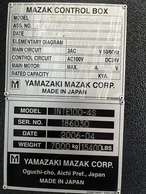 2005 MAZAK INTEGREX 100-IVS LATHES, PRECISION, N/C & CNC | GCH Machinery (15)