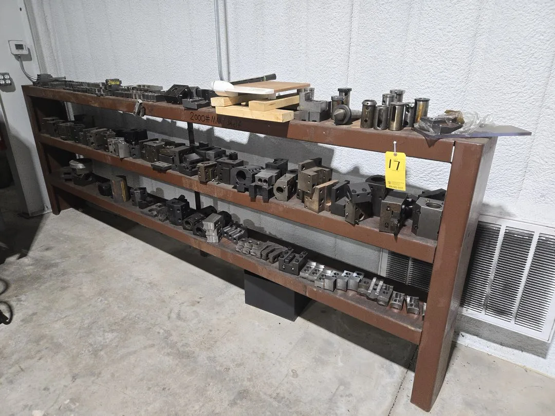 Shelf and Contents; Lathe Tooling