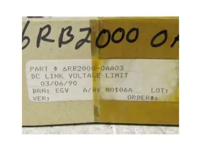 Siemens 6RB 2000-0AA03 6RB 2000-OAA03 PC Board Card NEW