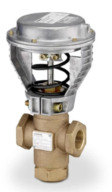 Siemens 268-03144 3-Way 1/2" Flowrite Valve, Cv 1.0, Stainless Steel Trim, F x F [New]