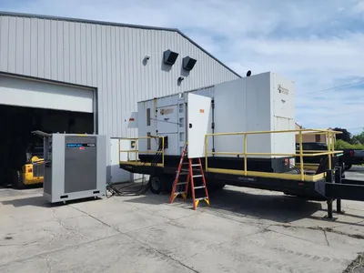 USED PERKINS 475KW TRAILER MOUNTED DIESEL GENERATOR