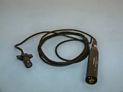 Audio-Technica AT8538 Phantom Power Module, Lavalier Microphone and Extension Cable