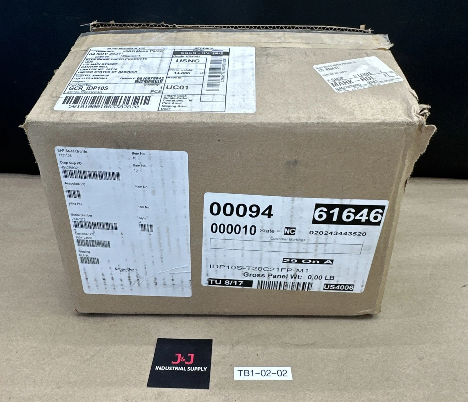 New | in-Stock Schneider Electric IGP10S-T20C21FP-M1 Sensors Indiana US | J&J Industrial Supply #1261954