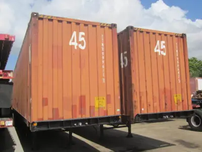 New | in-Stock A PLUS 45′ HIGH CUBE CARGO CONTAINER General Storage Systems Florida US | USA Transequipment #1542546