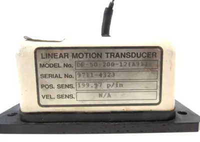USED AMETEK DP-50-200-12 LINEAR MOTION TRANSDUCER DP5020012