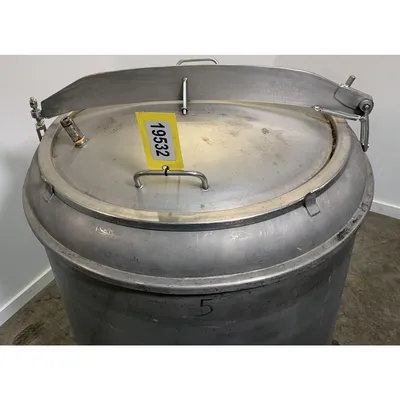 Used Inject Star Stainless Steel Vacuum Drum Batch Tumbler - 500L [PART]